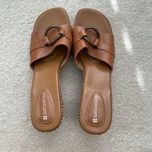 Naturalizer Zarna Brown Leather Sandal